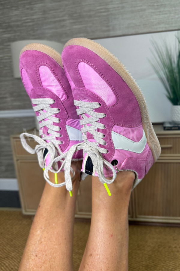 Jasmine Sneaker, pink suede