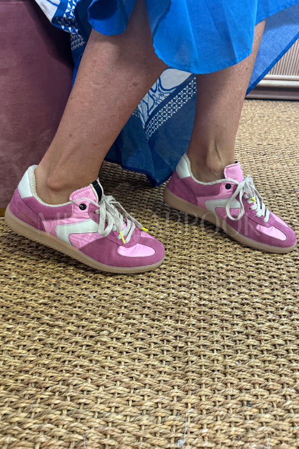 Jasmine Sneaker, pink suede