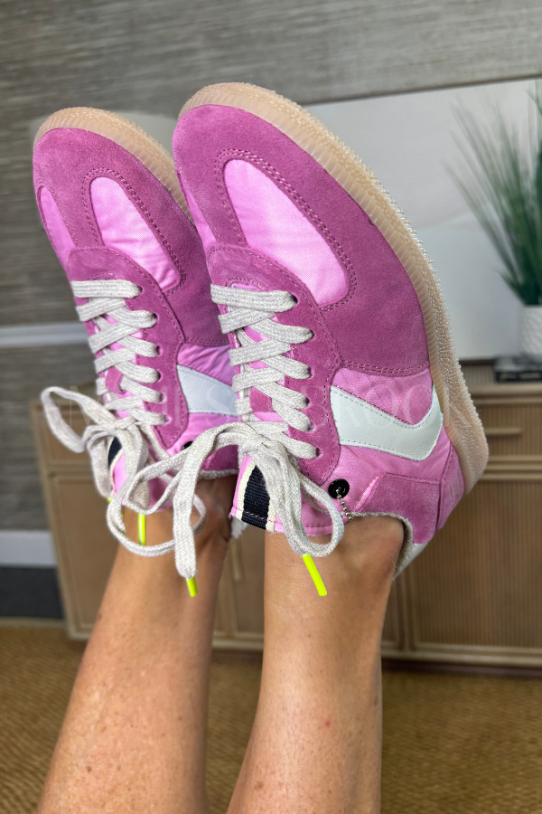 Jasmine Sneaker, pink suede
