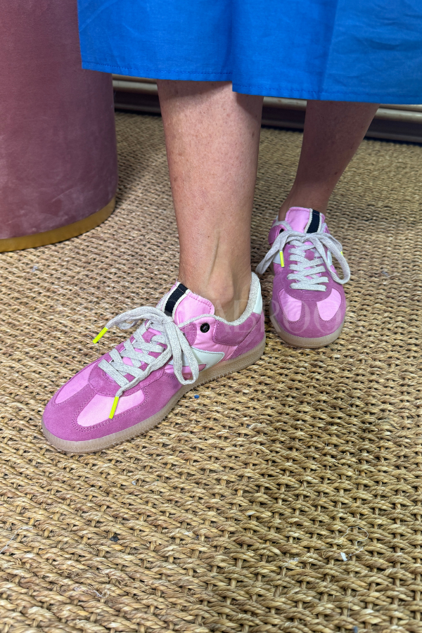 Jasmine Sneaker, pink suede