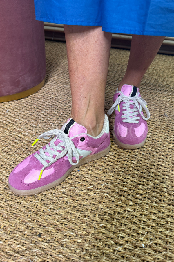 Jasmine Sneaker, pink suede
