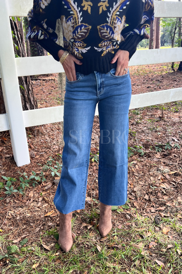 Jayda jeans, medium denim