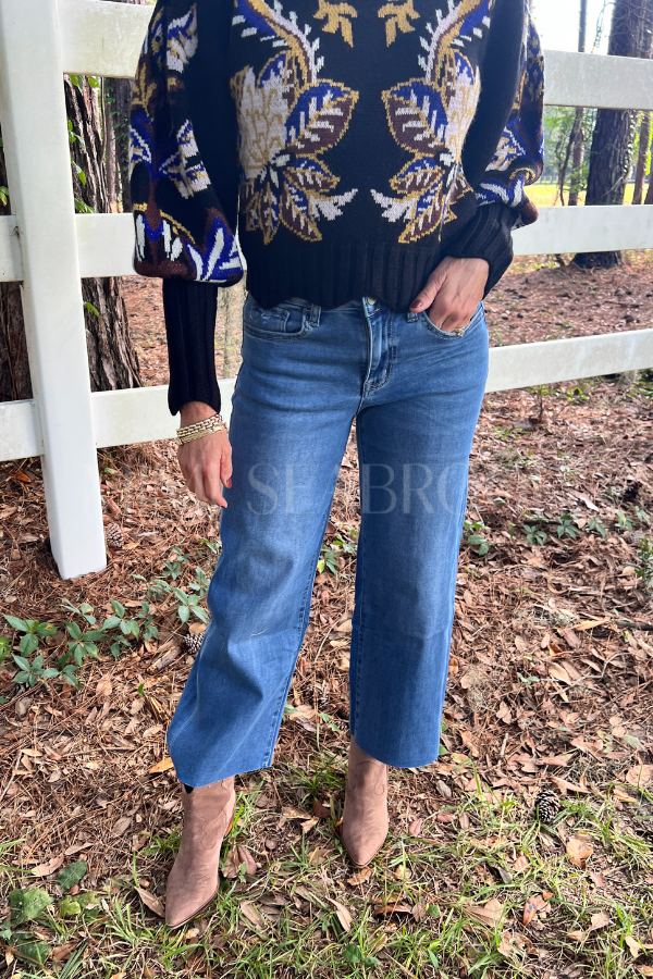 Jayda jeans, medium denim