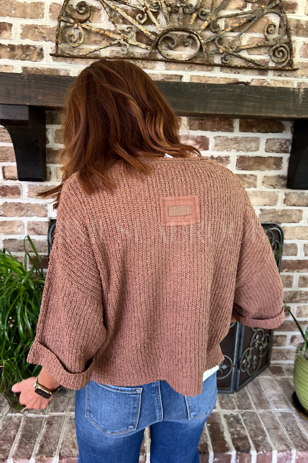 Jemma sweater, cocoa