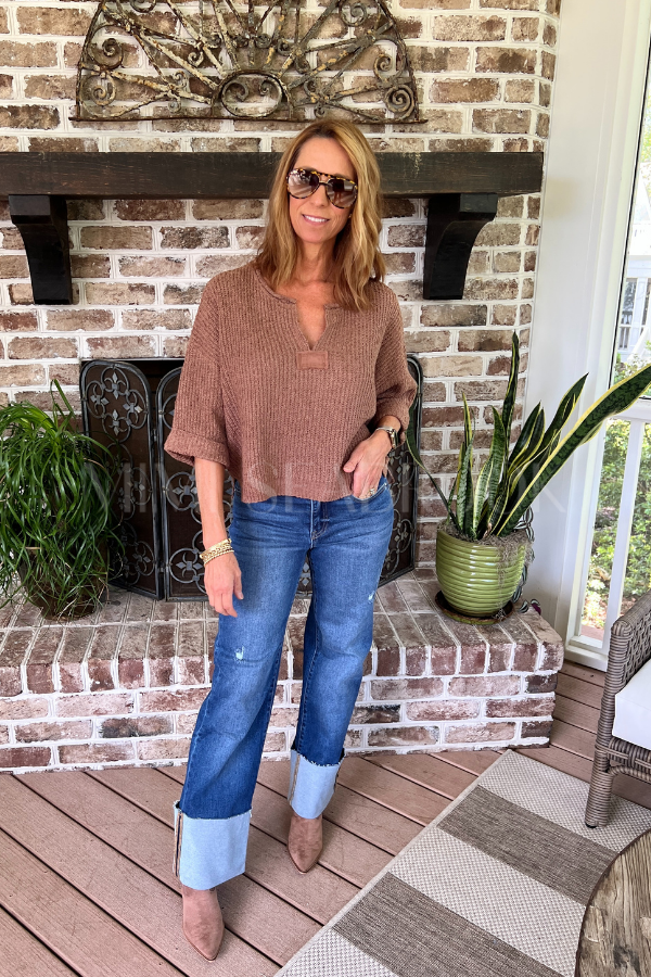 Jemma sweater, cocoa