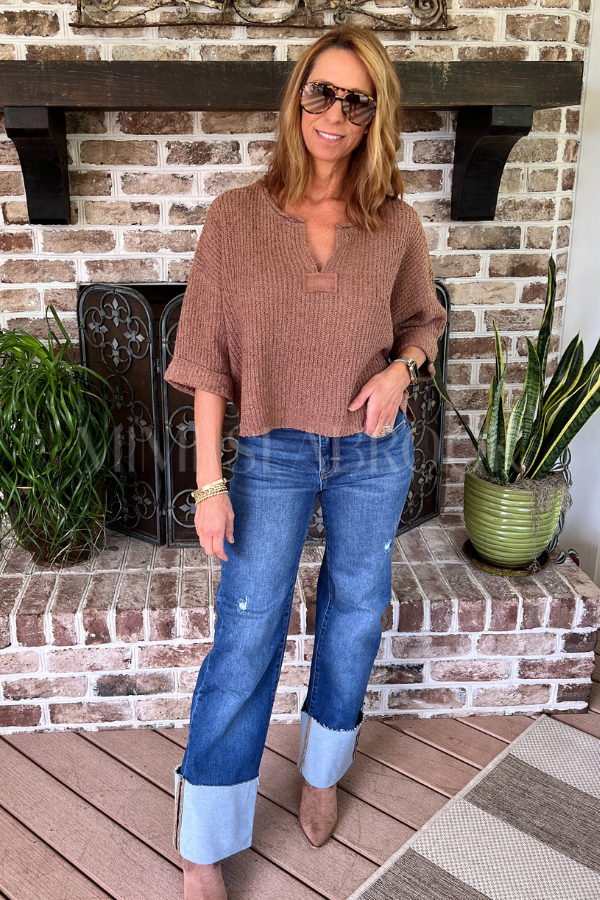 Jemma sweater, cocoa