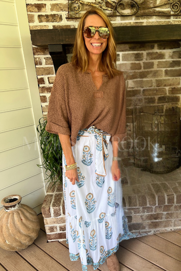 Jemma sweater, cocoa