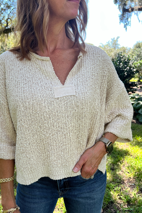 Jemma sweater, oatmeal