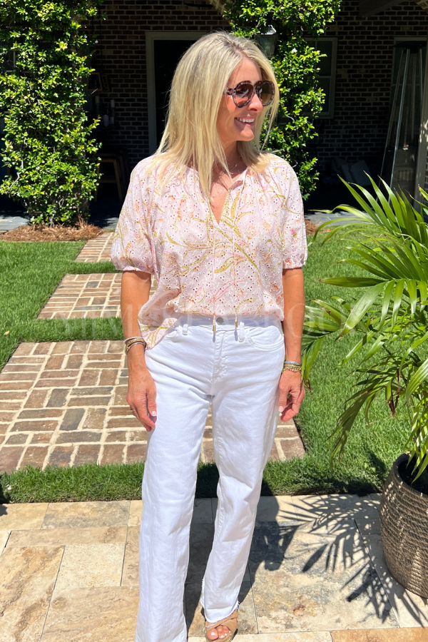 Johana Top, Florabella Print by Cleobella