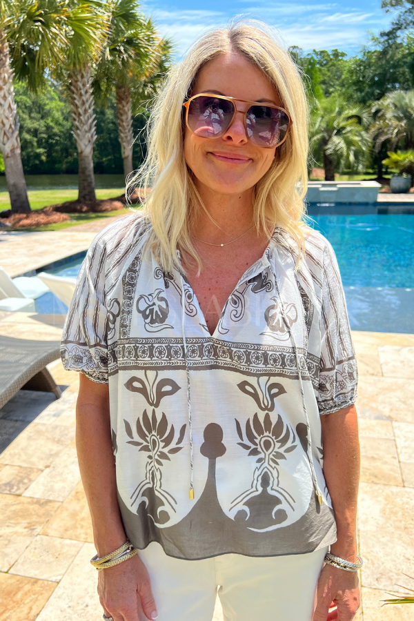 Johana Top, Sable by Cleobella