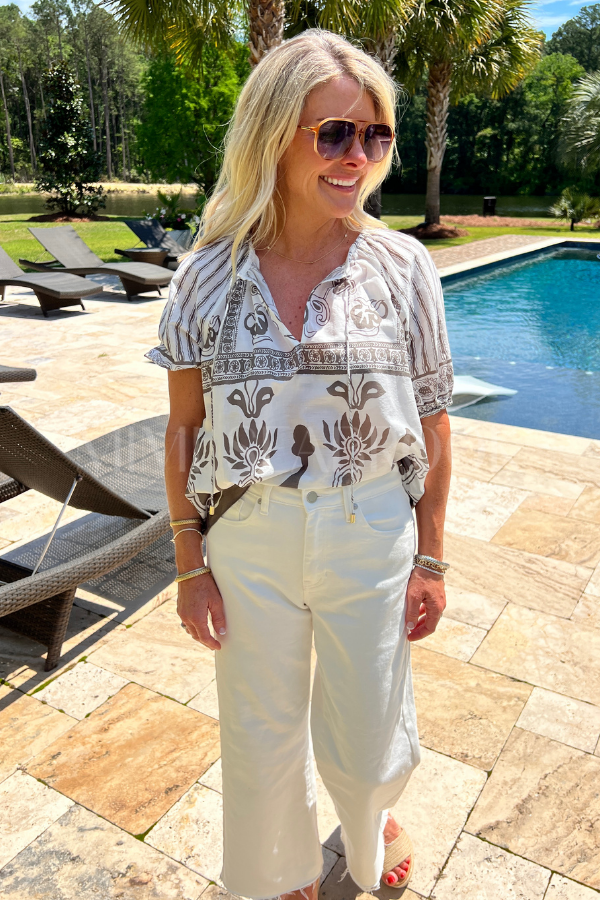 Johana Top, Sable by Cleobella