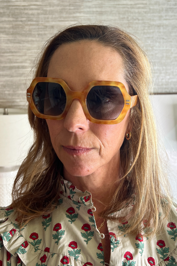 Joni Sunglasses, honey tort/green by I-SEA