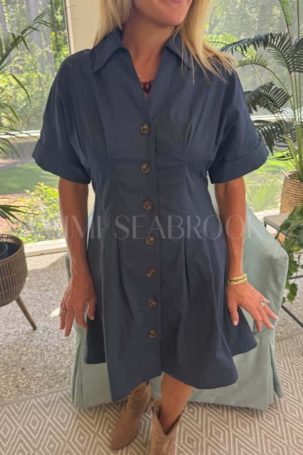 Julie dress, navy
