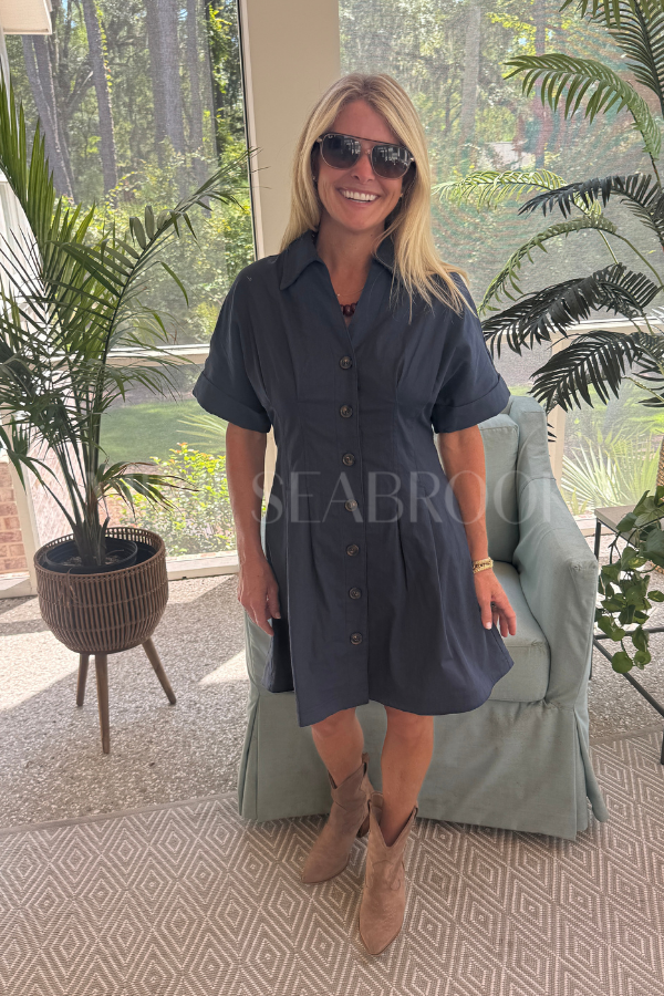 Julie dress, navy