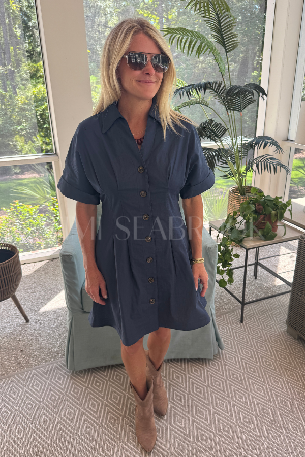Julie dress, navy