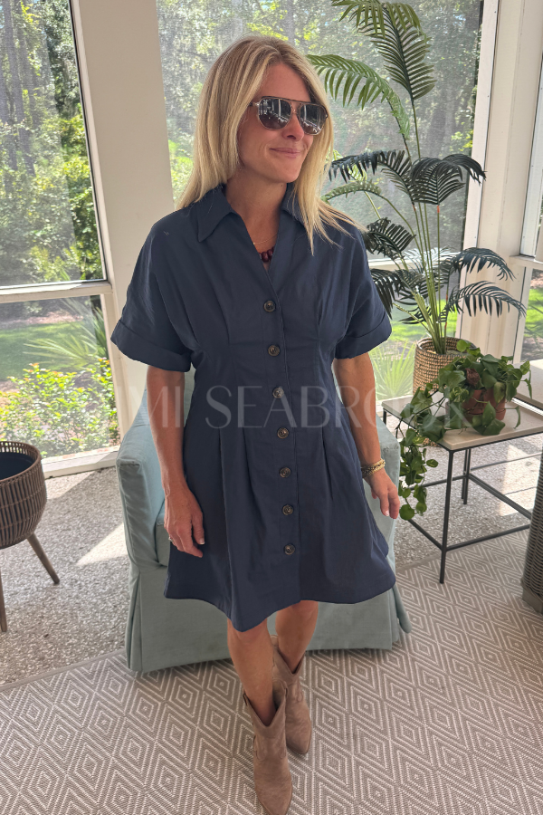 Julie dress, navy