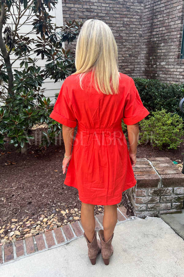 Julie dress, orange