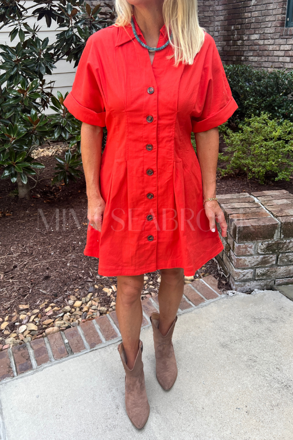 Julie dress, orange