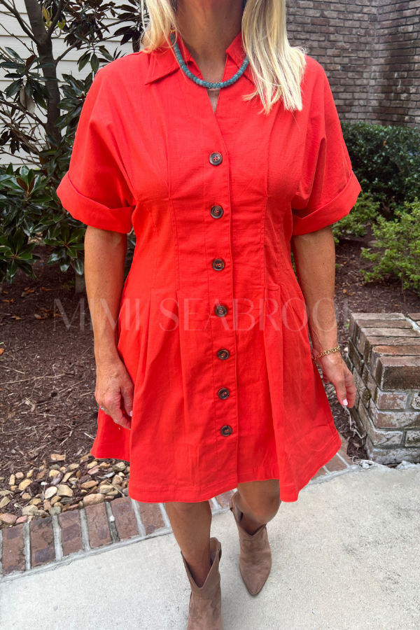 Julie dress, orange