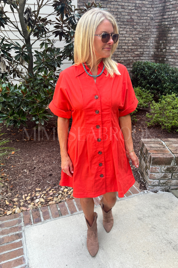 Julie dress, orange