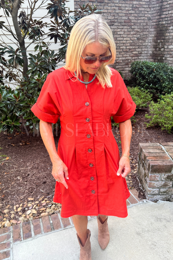 Julie dress, orange