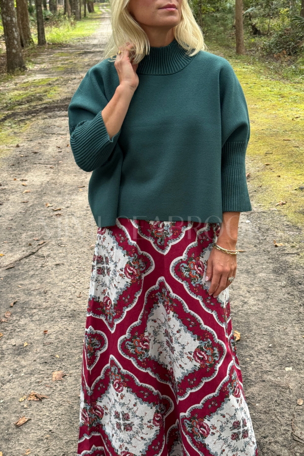 Juliet Ankle Skirt, Virelle Print by Cleobella