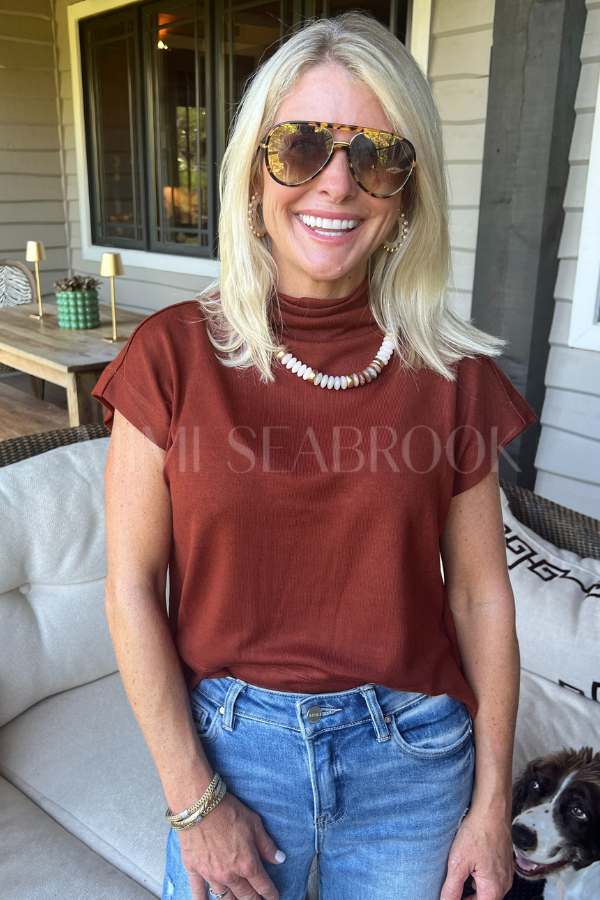 Kalei top, rust
