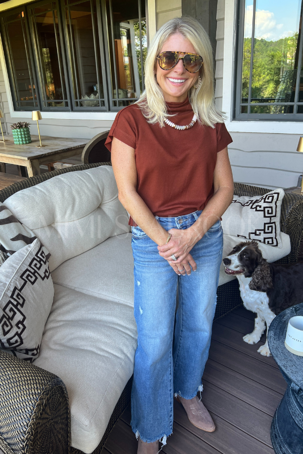 Kalei top, rust