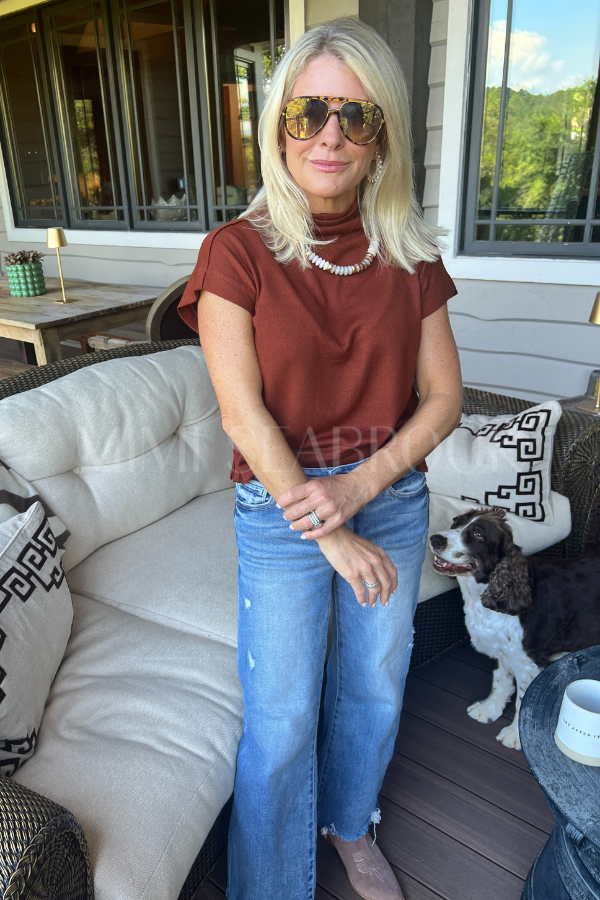 Kalei top, rust