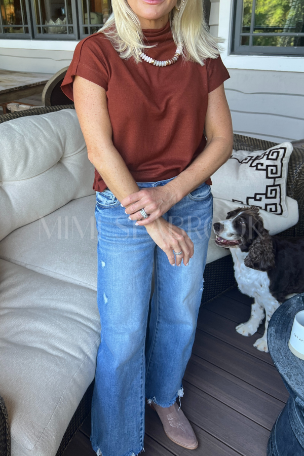 Kalei top, rust