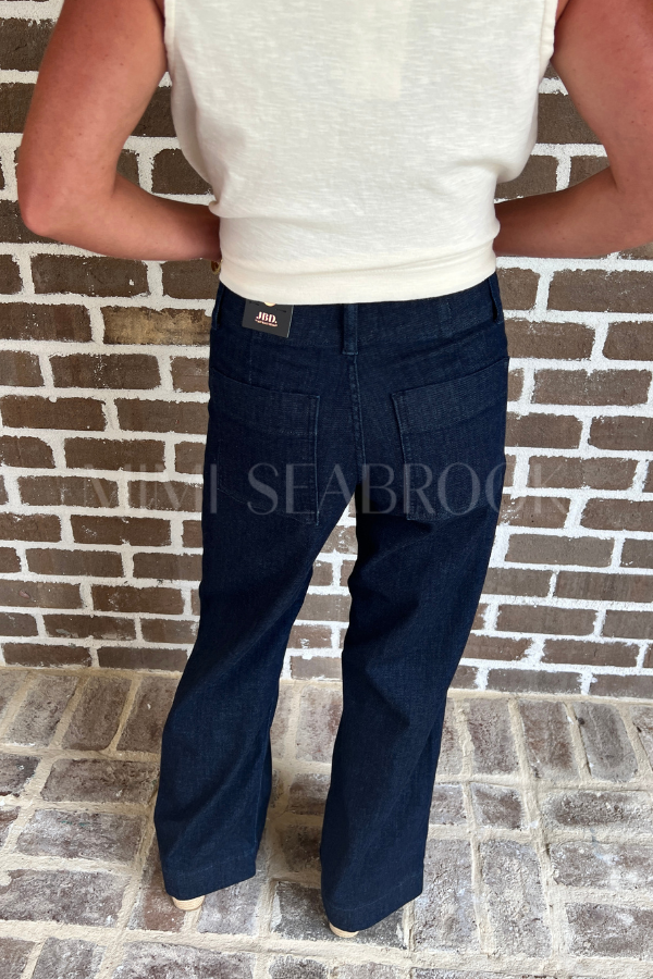 Kaomi jeans, dark denim