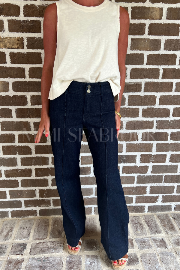 Kaomi jeans, dark denim