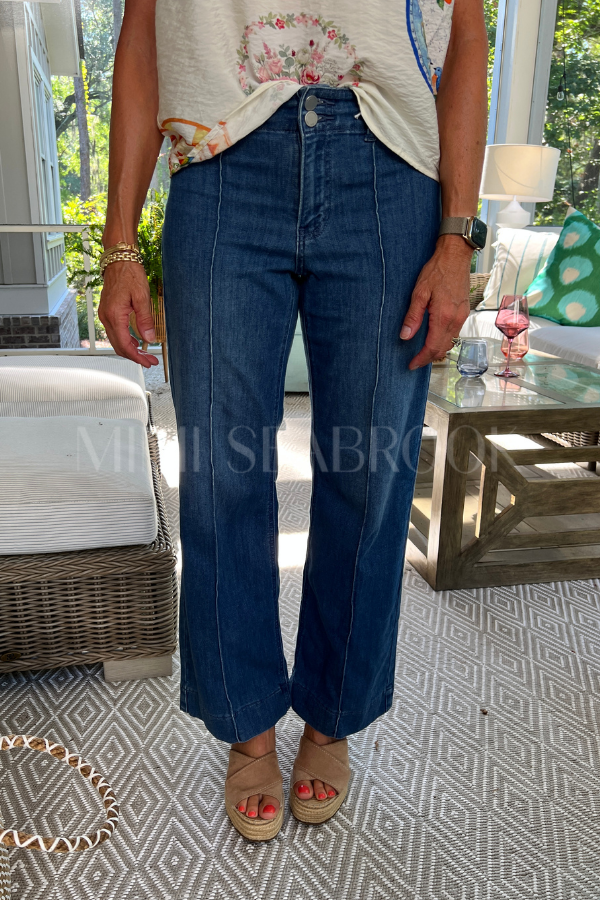 Kaomi jeans, medium denim