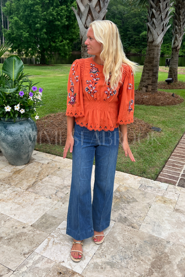 Kaomi jeans, medium denim
