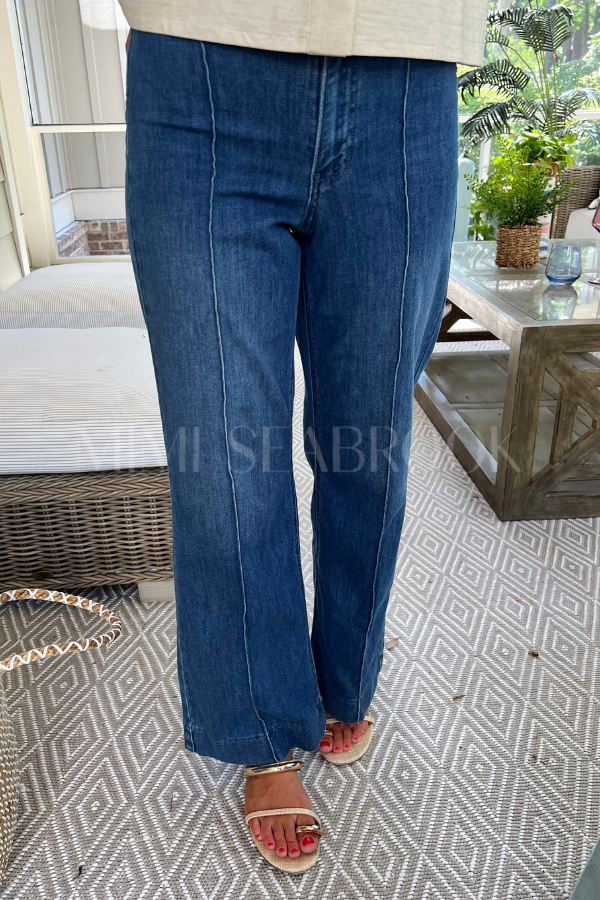 Kaomi jeans, medium denim
