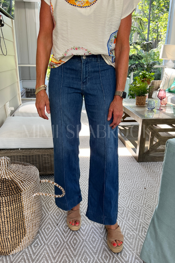 Kaomi jeans, medium denim