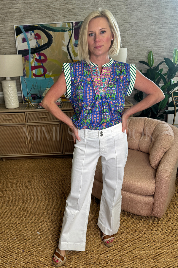 Kaomi jeans, white