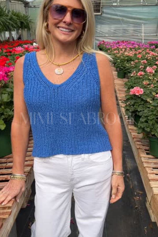 Kaydee top, surf blue