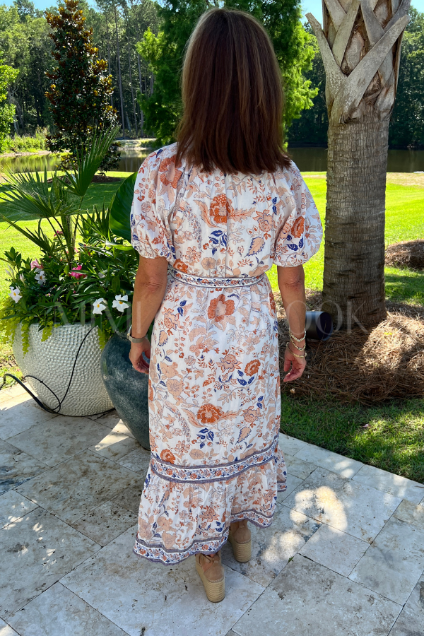 Kelsey Ankle Dress, Bellavista Print by Cleobella