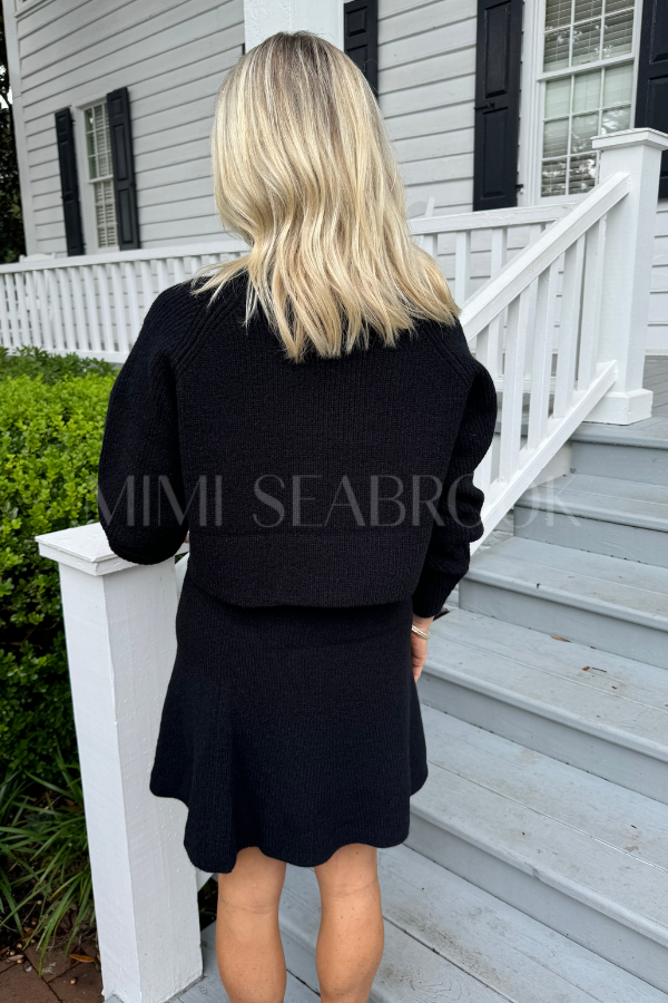 Kenley sweater set, black