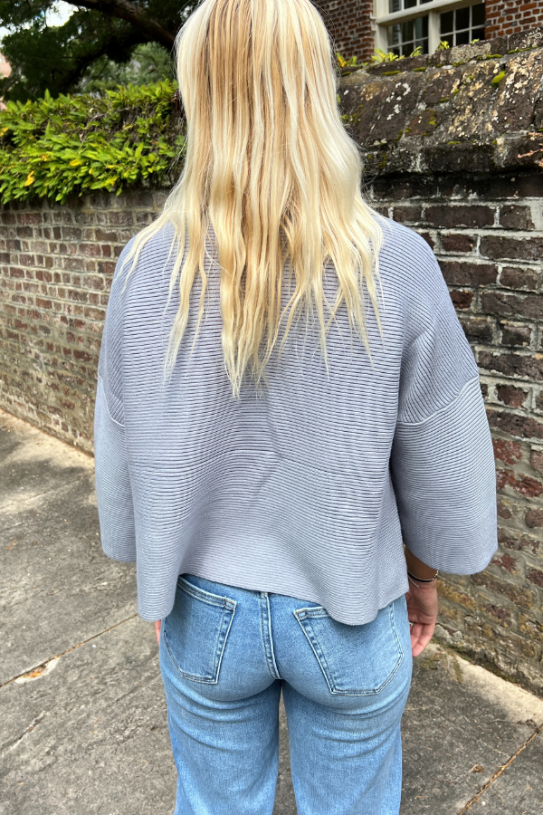 Kenly sweater, slate blue