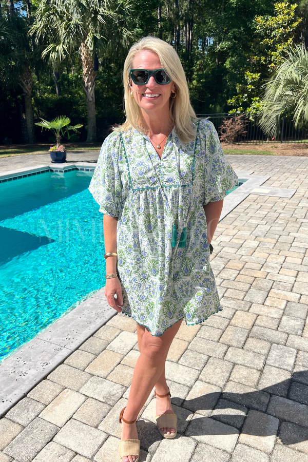 Kitowitz dress, green