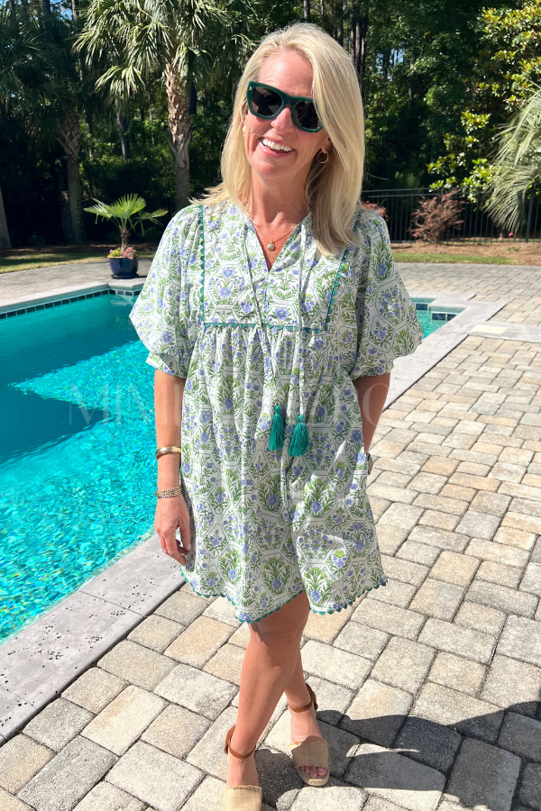 Kitowitz dress, green