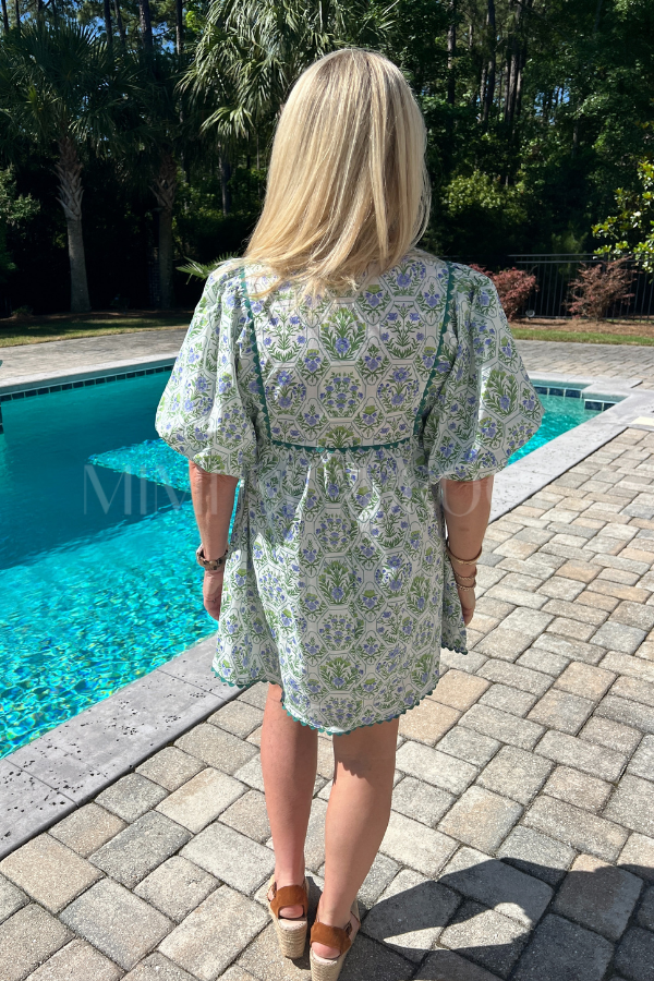 Kitowitz dress, green