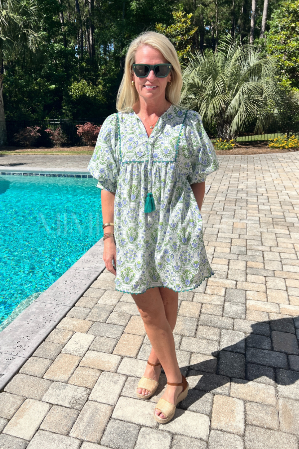 Kitowitz dress, green