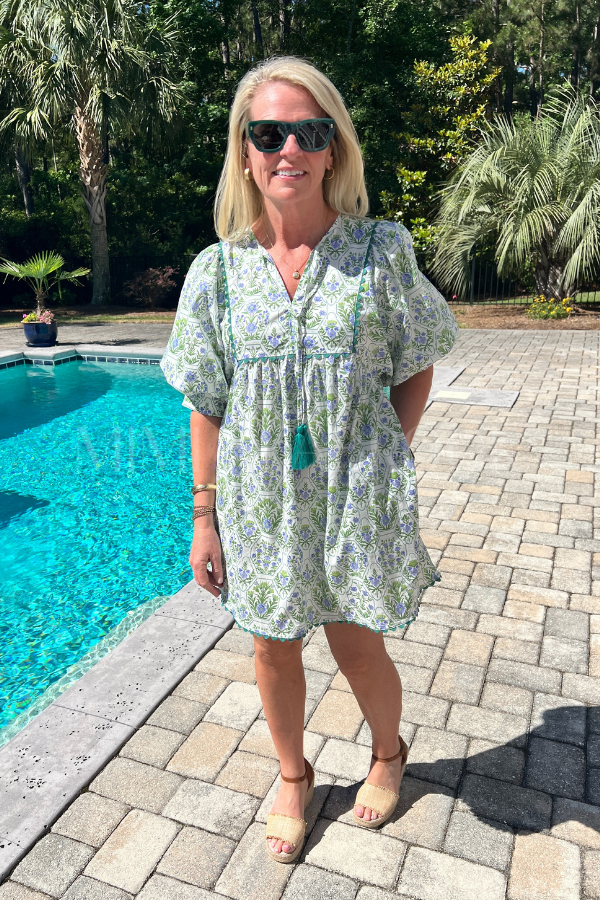 Kitowitz dress, green
