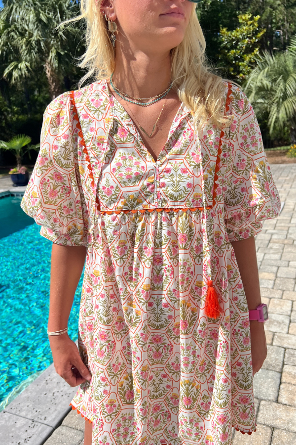 Kitowitz dress, orange