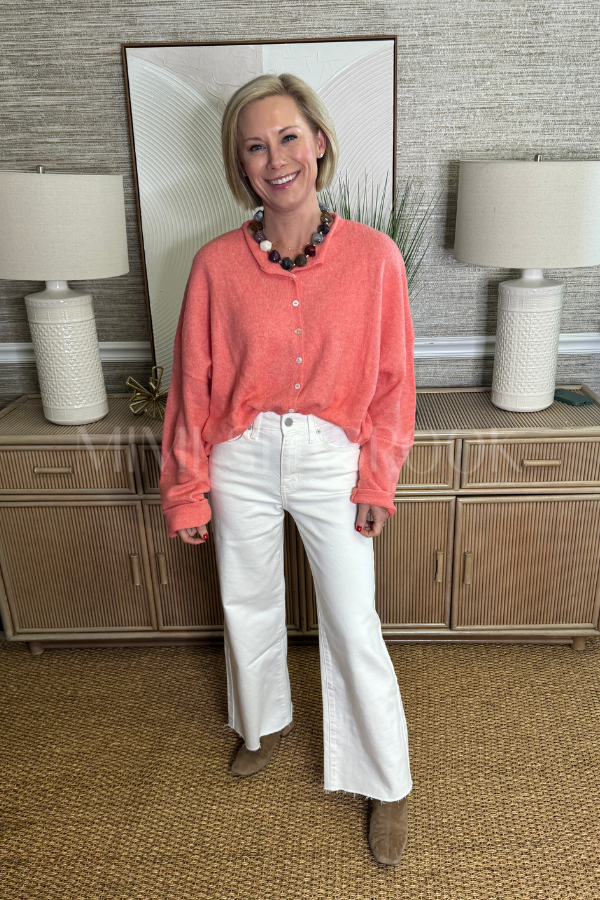 Krissee sweater, peach