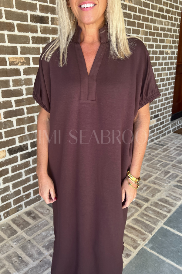 Lara dress, espresso