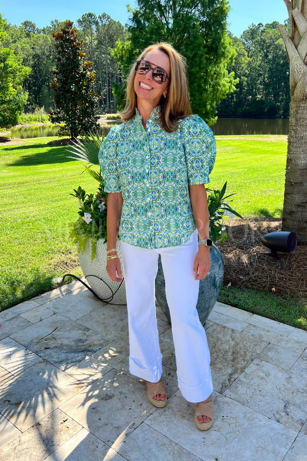Laylanna top, green